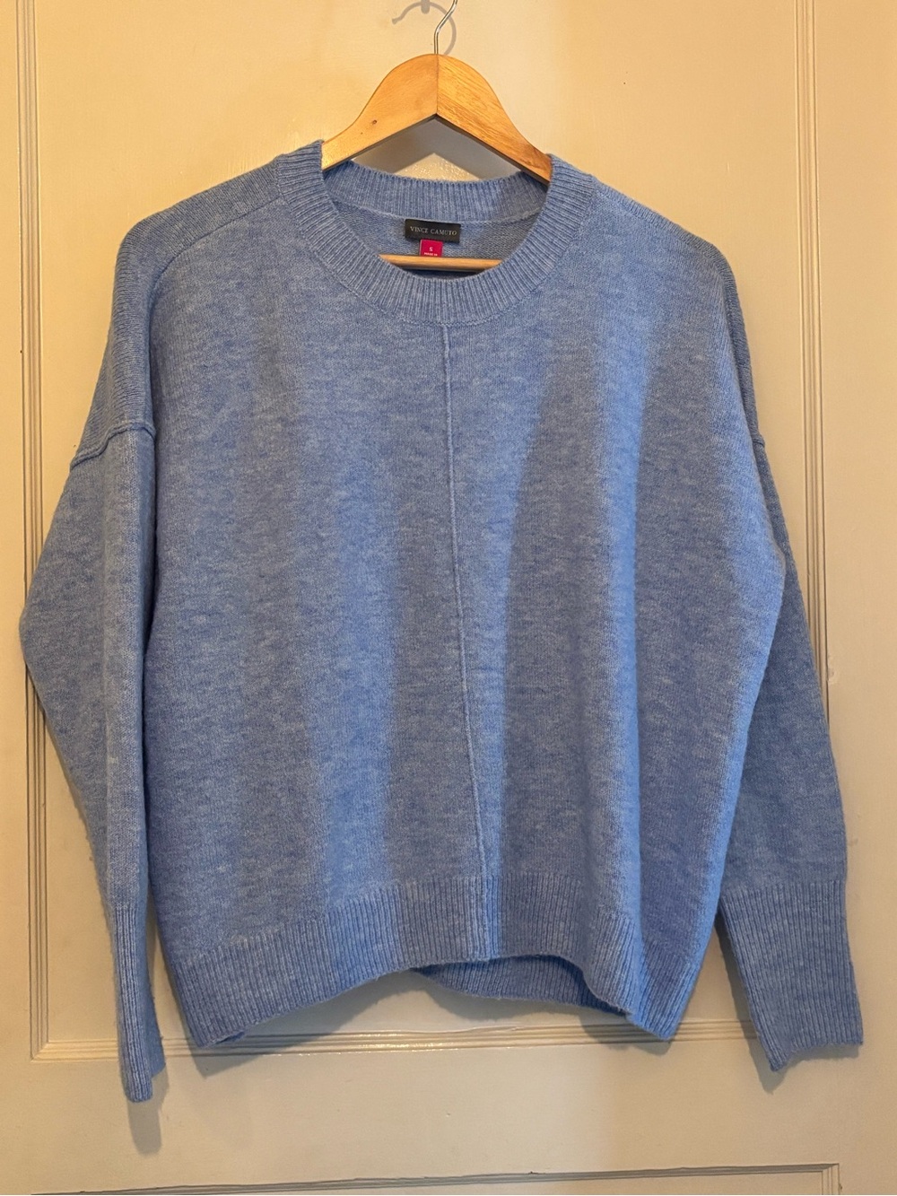 Vince Camuto Sky Blue Crewneck Sweater